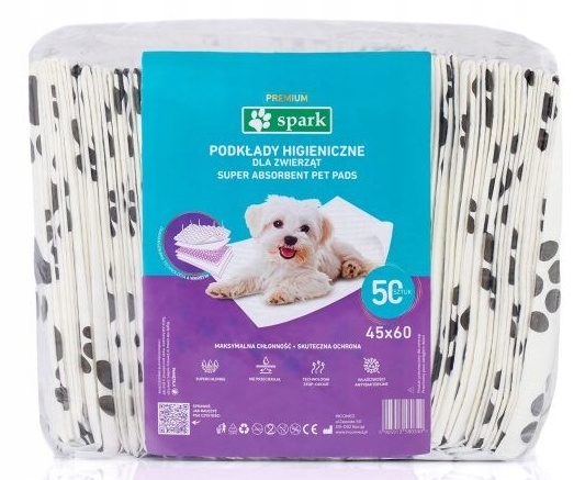 Levně Hygienické Tréninkové Podložky Pro Psa Podložky Pro Výuku 45X60 50 Ks