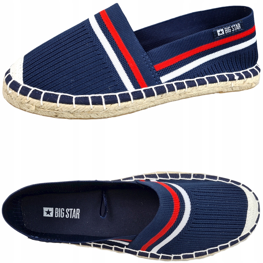

Wygodne Espadryle damskie Big Star HH274483 39