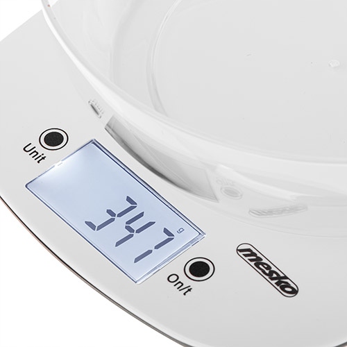 Waga kuchenna MS 3179 z misą 1,4L, 5kg, 1g, pomiar wody i mleka