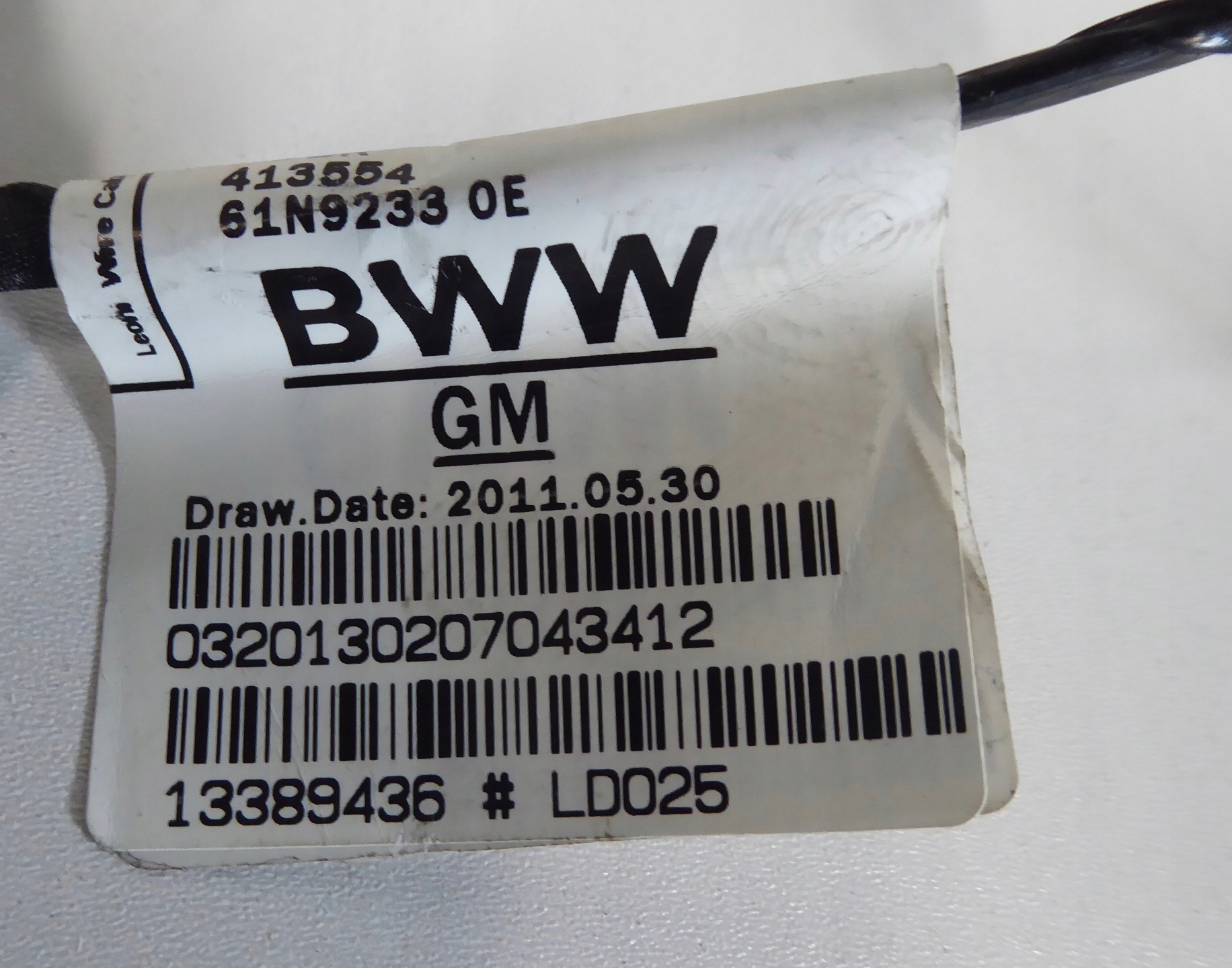 bundle CZUJNIKOW PDC rear part OPEL ZAFIRA C TOURER