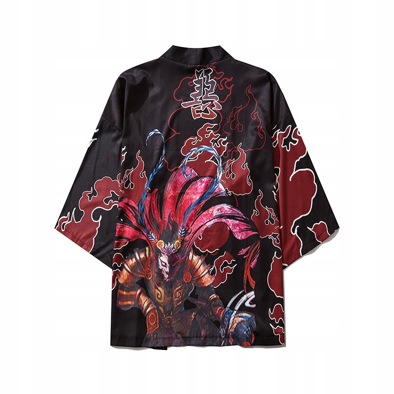 

Japońskie Kimono Haori Samuraj Kanji Suwenir Z2