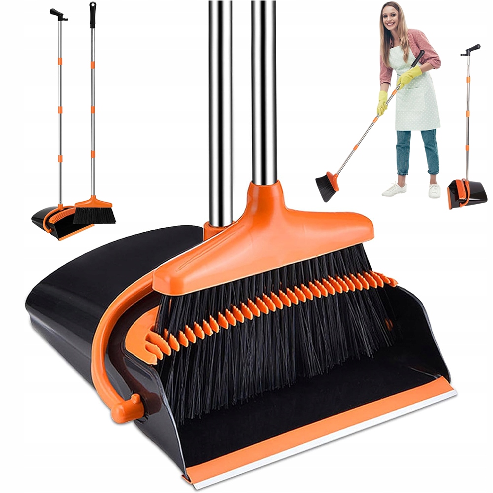 Levně Sada Na Úklid Zametání Smetáku Lopatka Vysoká Kvalita 122CM