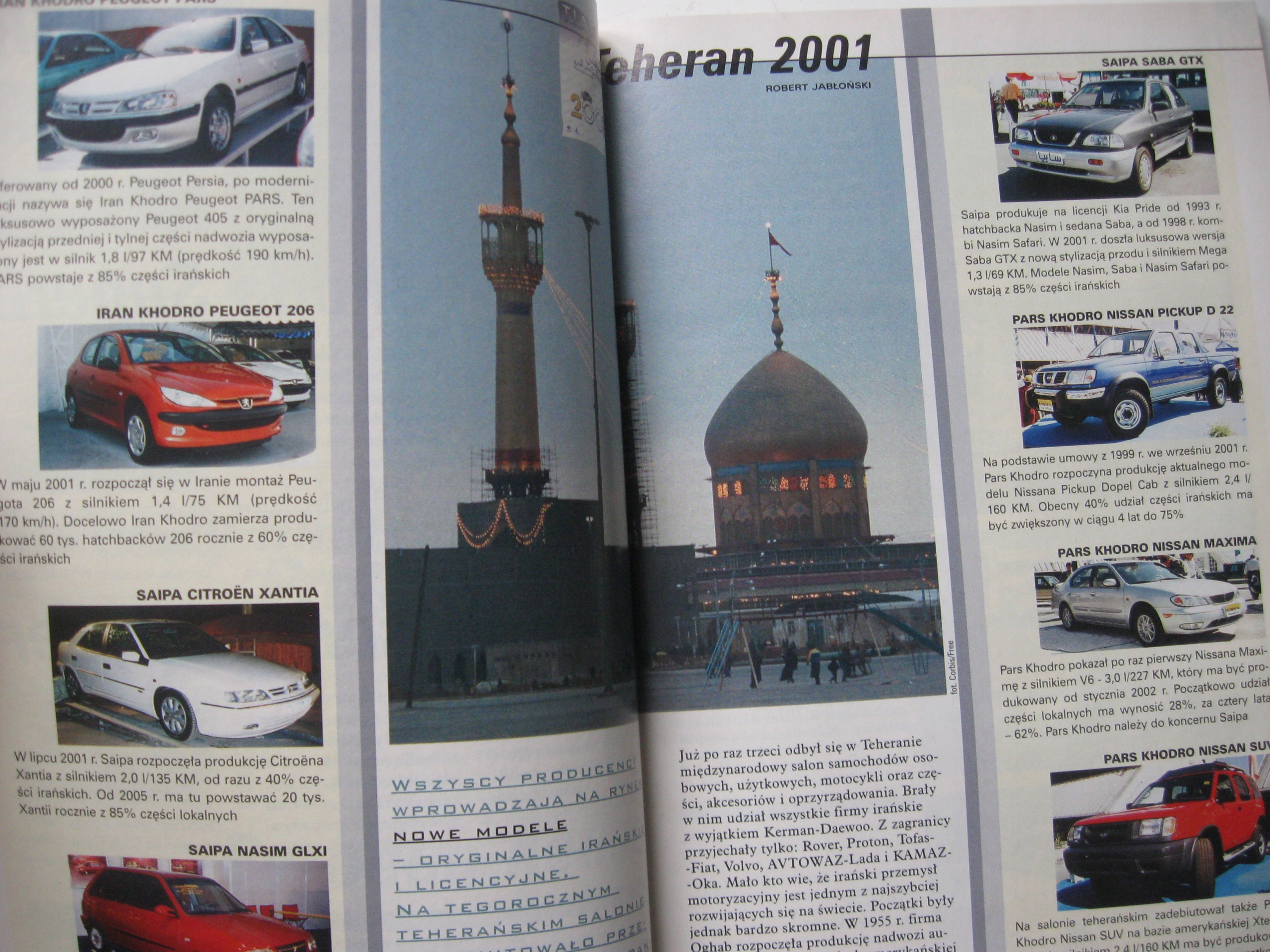 Magazyn SAMOCHODY ŚWIATA 2001 Rok wydania 2001