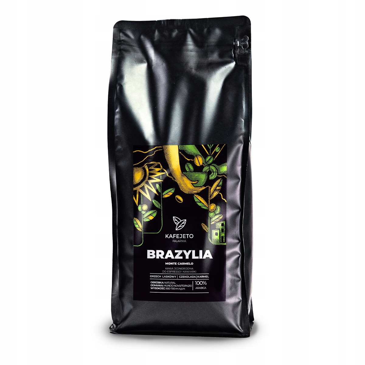 Palarnia Kafejeto kawa ciemna Arabica Brazylia 1000 g