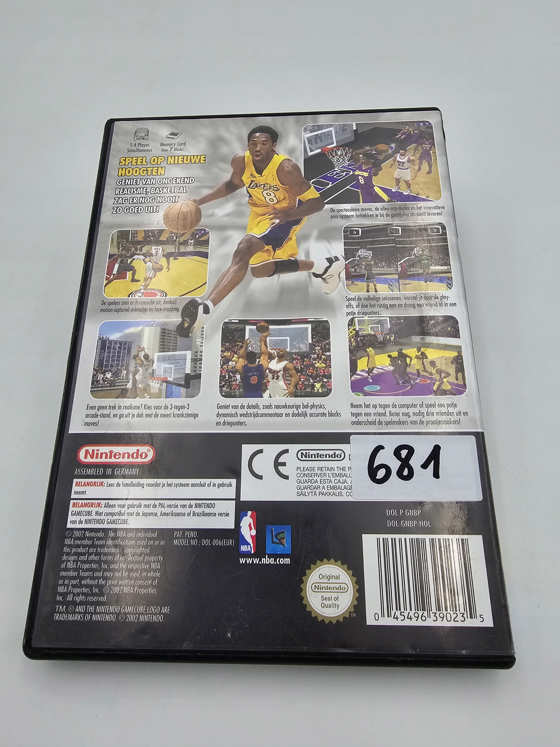 NINTENDO GAMECUBE NBA COURTSIDE 2002 EAN (GTIN) 045496390235