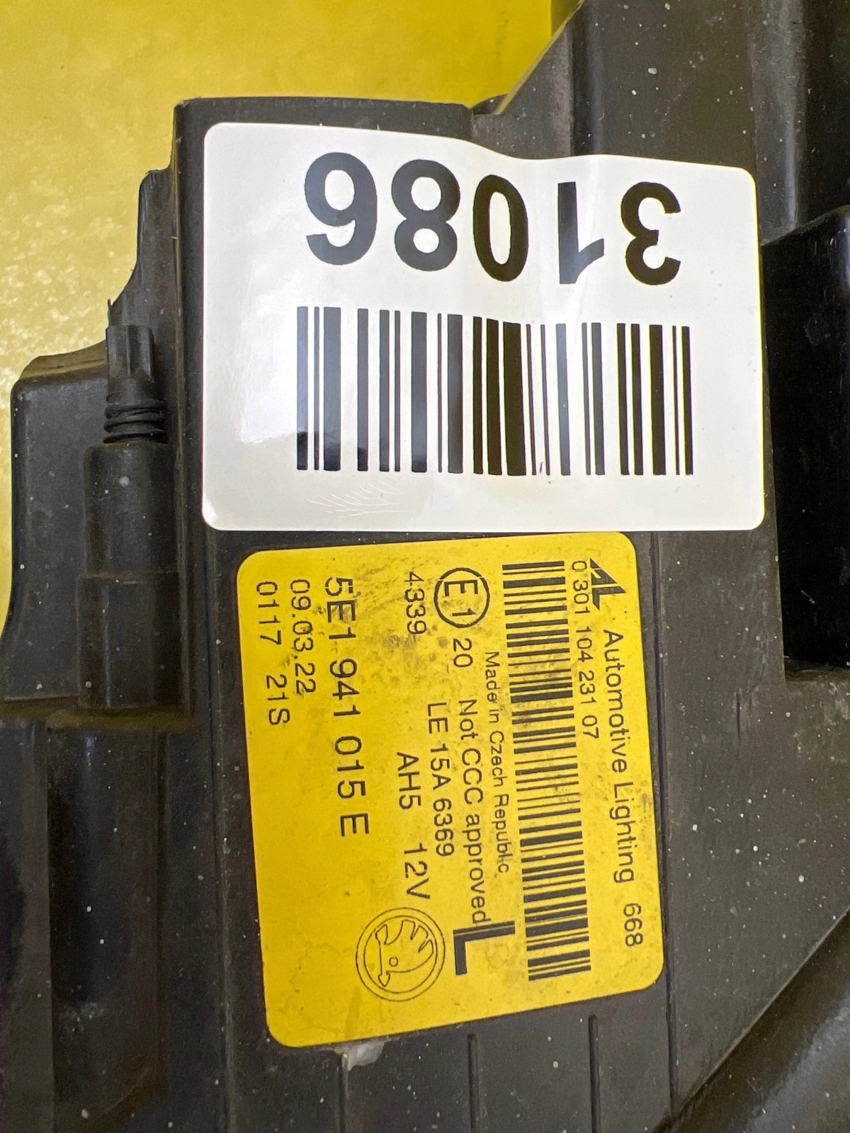 light left Skoda Octavia 3 III FL 17-20 Lift 5E1941015E