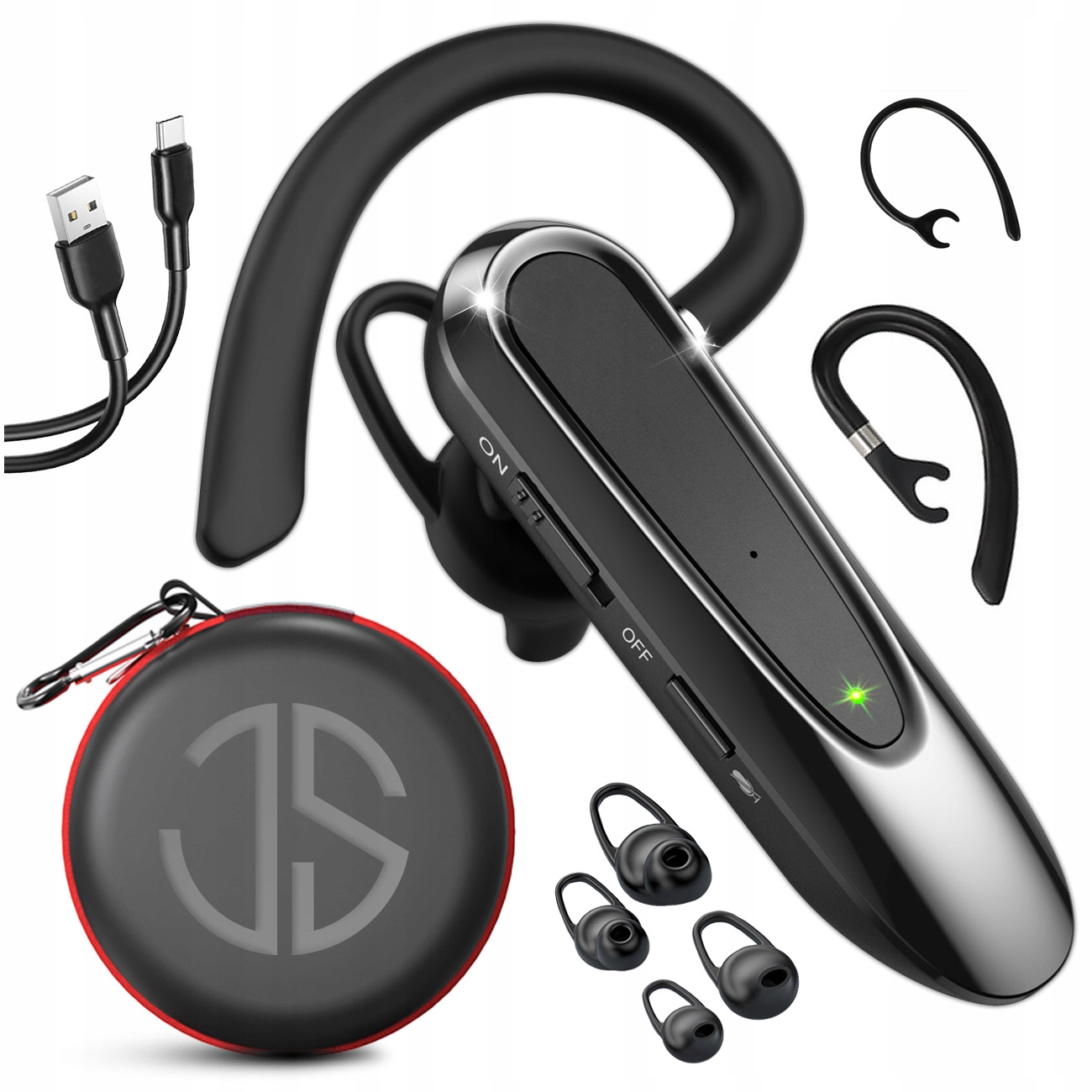 Bezprzewodowy Zestaw Słuchawkowy Słuchawka Bluetooth dla Kierowcy do Rozmów