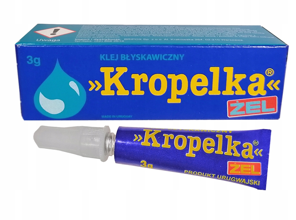 

** Kropelka Żel Klej Błyskawiczny 3g poxipol **
