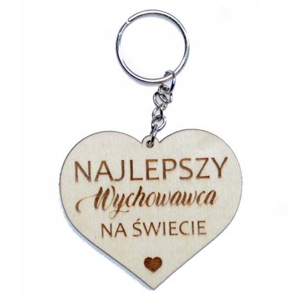 

Breloczek grawer, Najlepszy Wychowawca ze sklejki