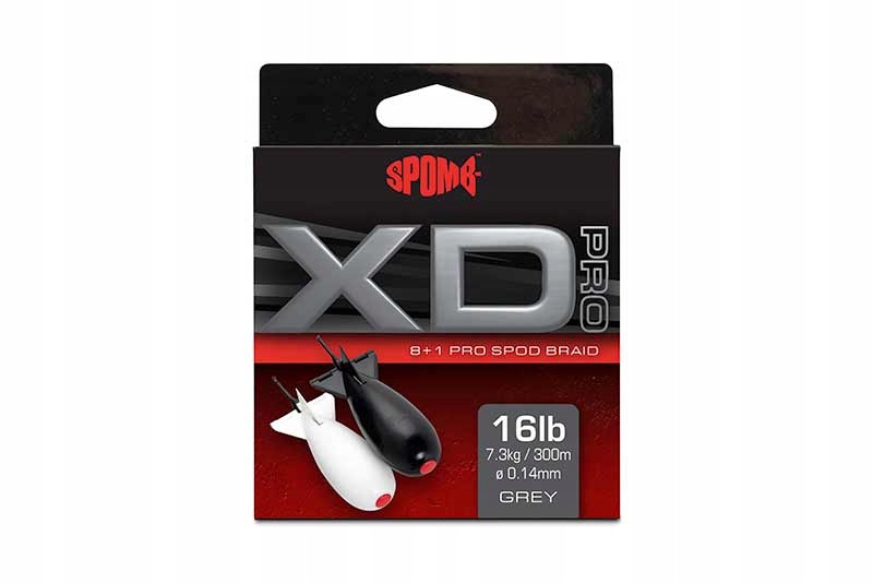 Spomb XD Pro Braid Grey 8+1 0,14mm 16lbs