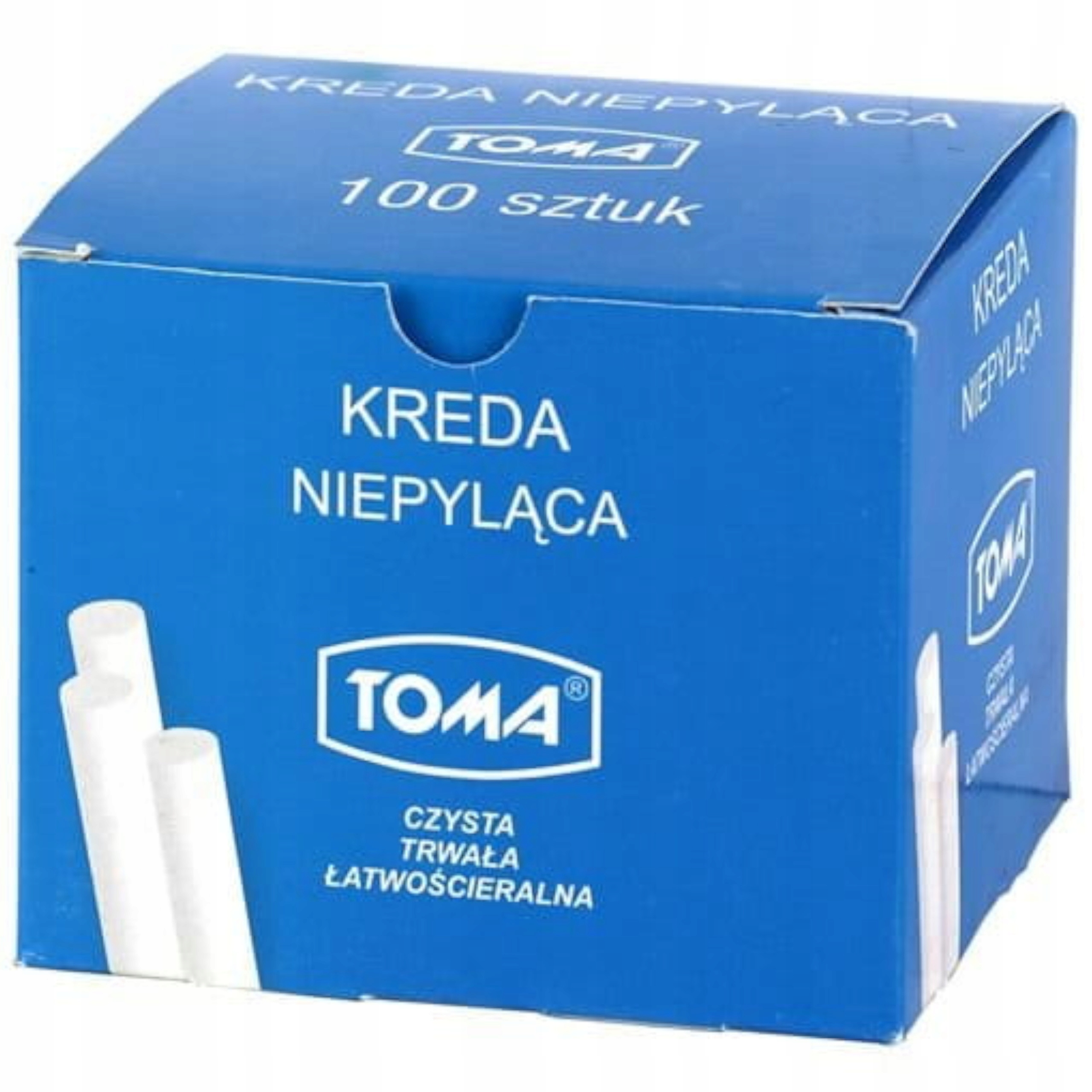 

Kreda do tablicy chodnikowa Toma biała 100 sztuk