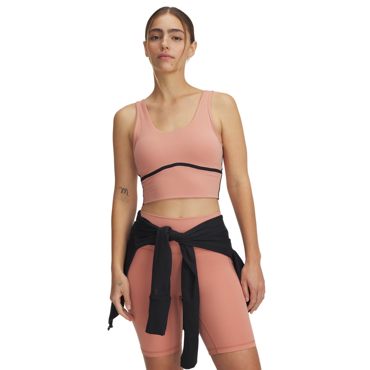 Damski top treningowy Under Armour Meridian Piped Crop Tank Pomarańczowy M