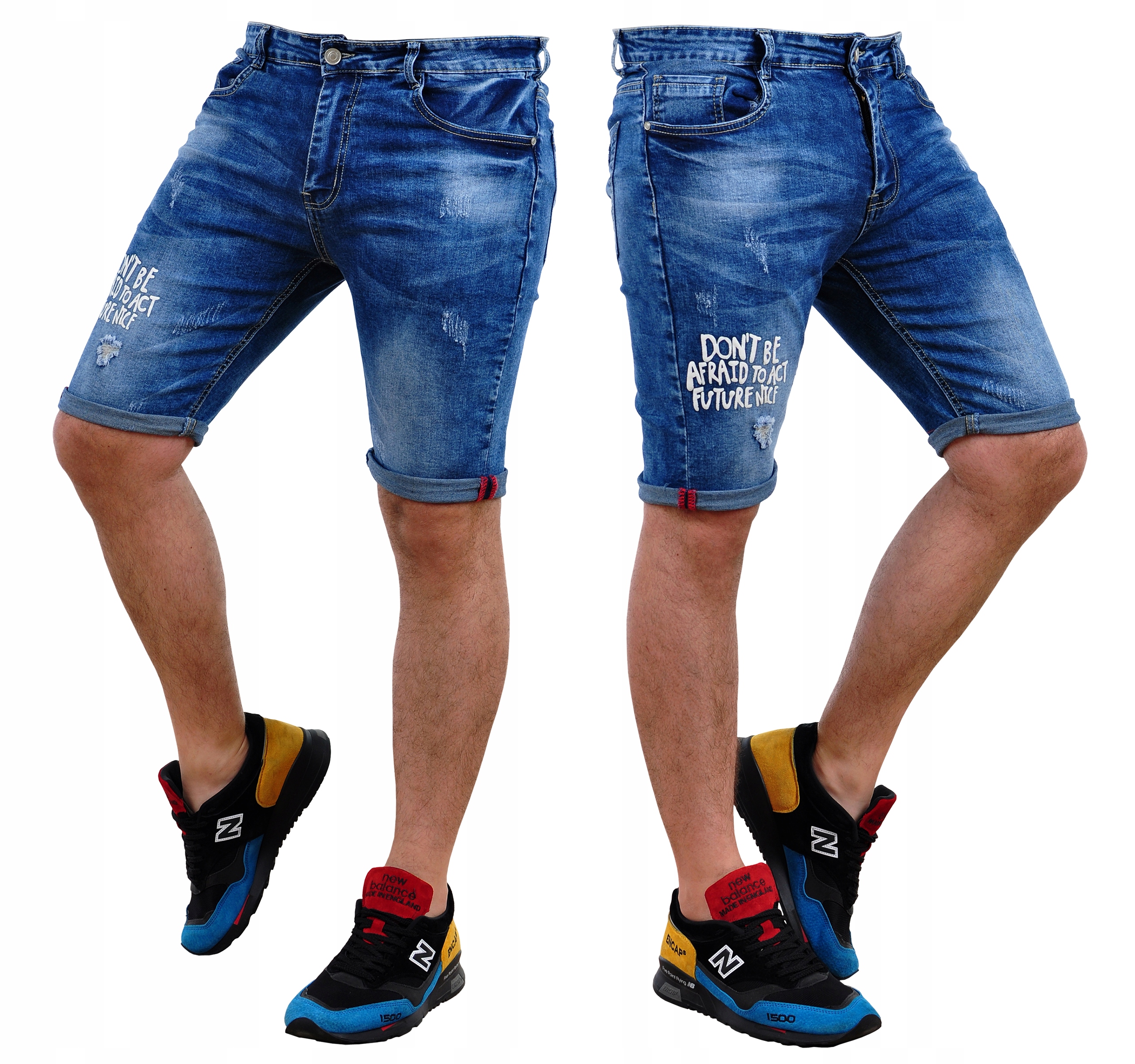 

KR779 roz. XXL Krótkie Spodenki Jeans