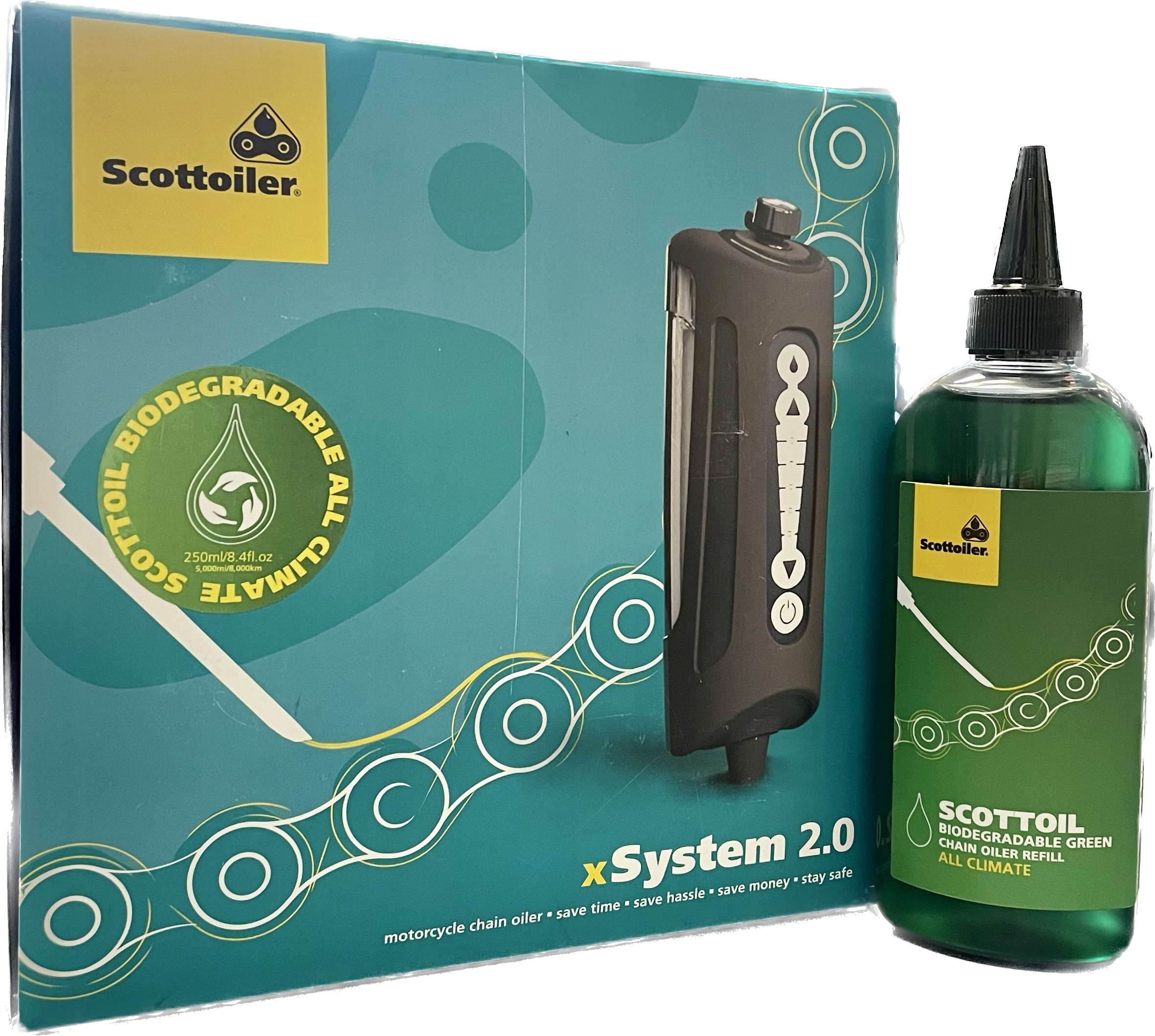 AUTOMATYCZNA OLEJARKA SCOTTOILER xSYSTEM V2 + OLEJ MODEL 2024