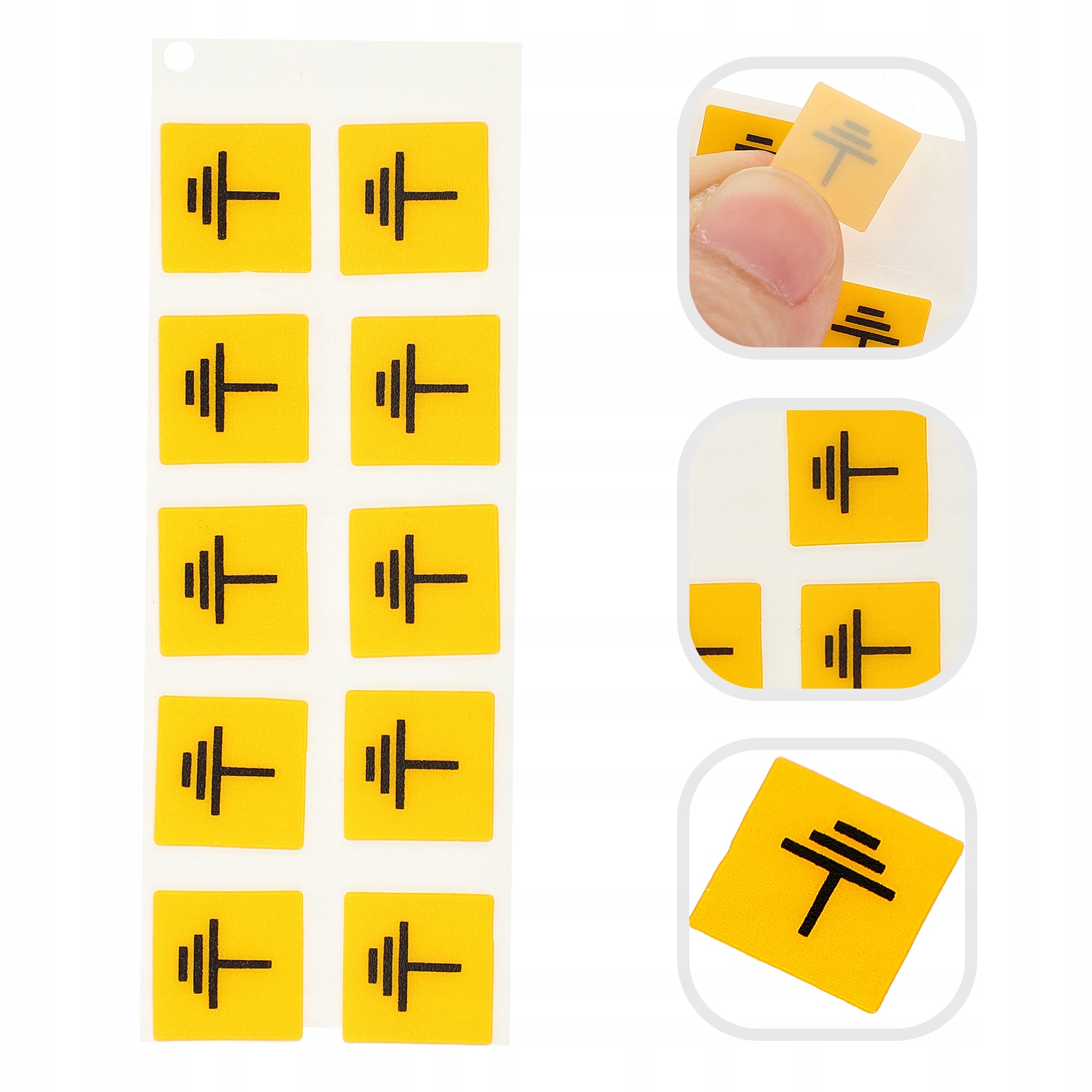 NAKLEJKI OSTRZEGAWCZE NAKLEJKI BEZPIECZEŃSTWA MASZYN Marka bez marki