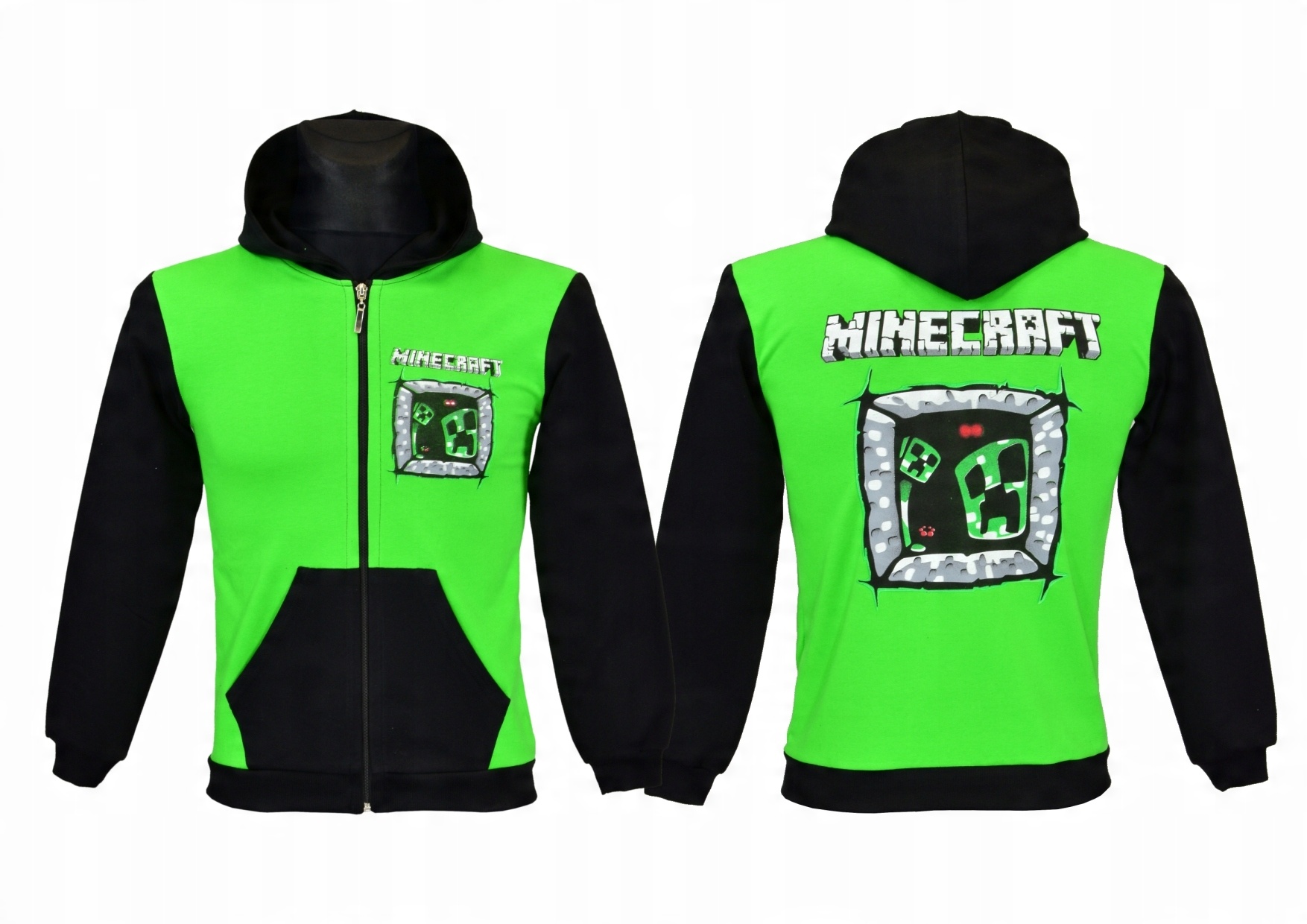 

bluza Minecraft bawełna cienka kaptur A44 roz. 128