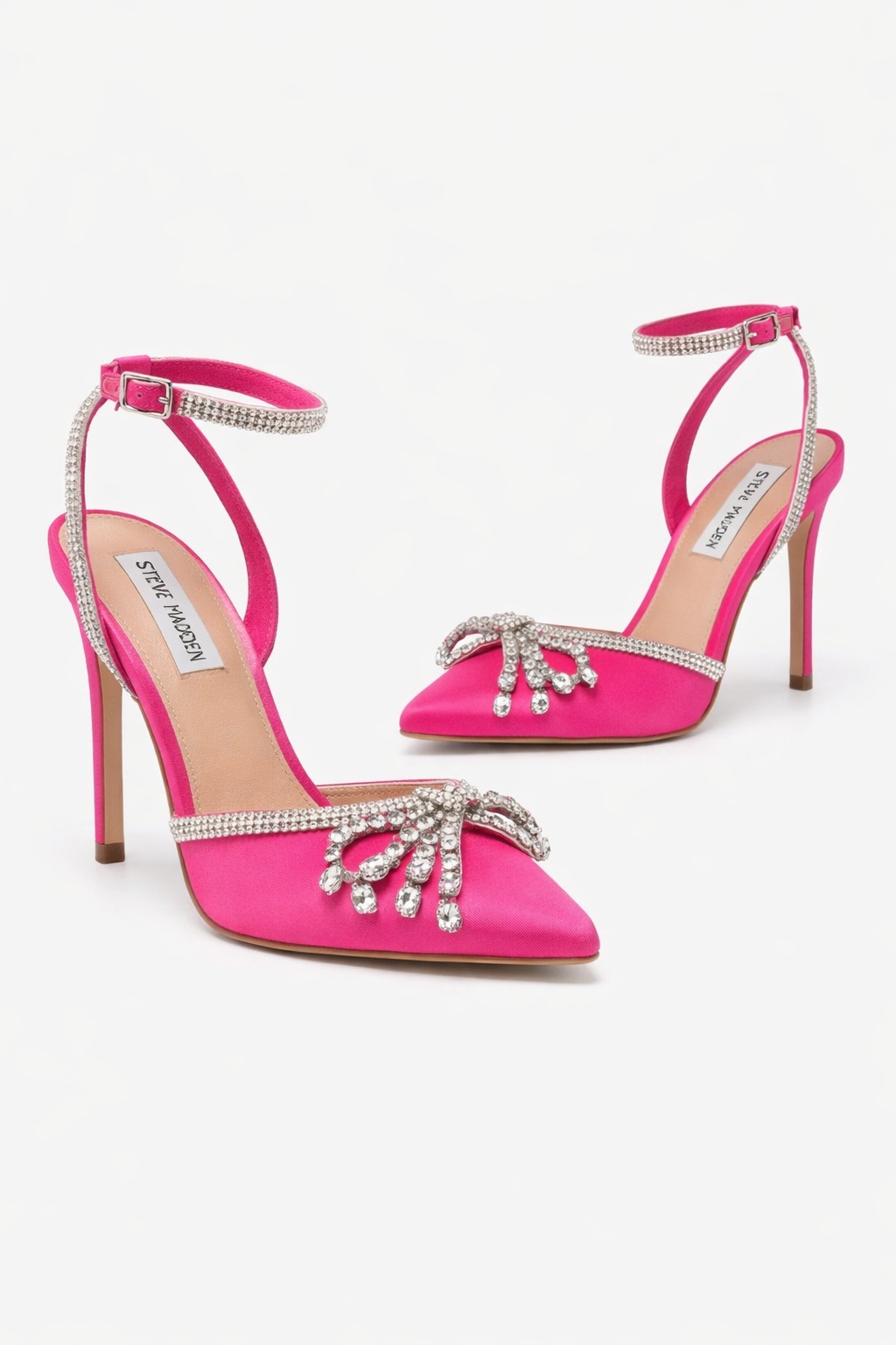 Steve Madden Růžové Lodičky S Zirkony 39 I4C