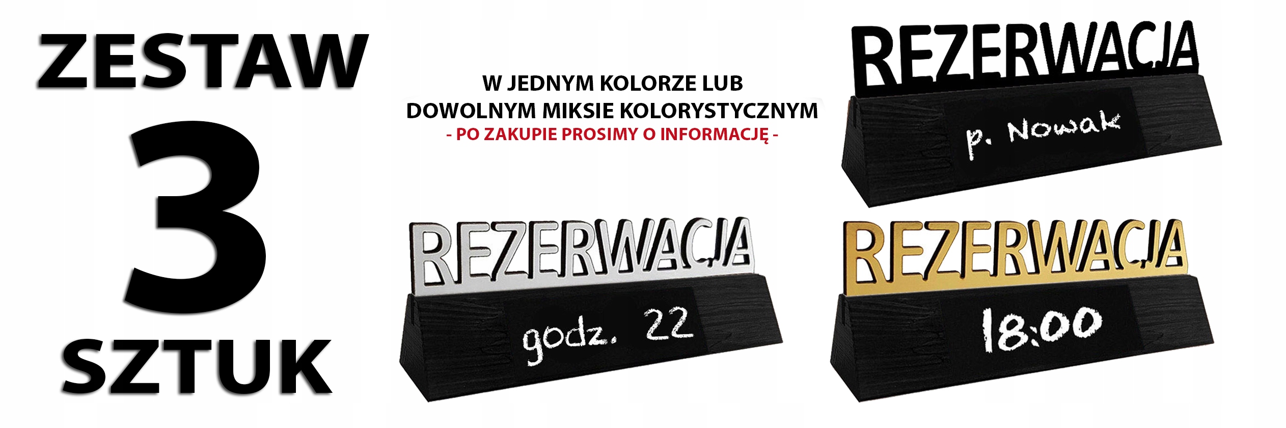 3 SZT - 1 SZT 24,12 ZŁ NETTO REZERWACJA TABLICZKA KREDOWA STOJAK NA STOLIK Kod producenta TKR 25 - 3 SZTUKI