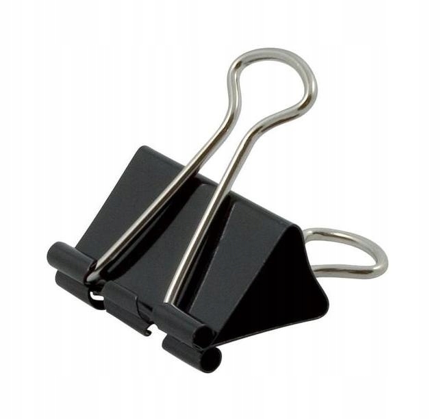 

Klipy Biurowe Klip Biurowy Klipsy 12szt 19mm K-ów