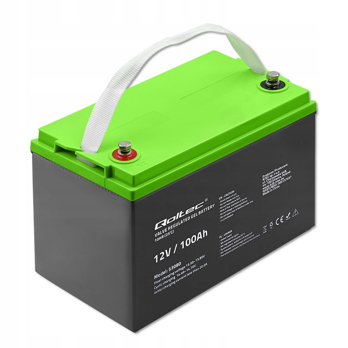 

Akumulator żelowy 12V 100Ah Gel 29,8 kg! Mocny