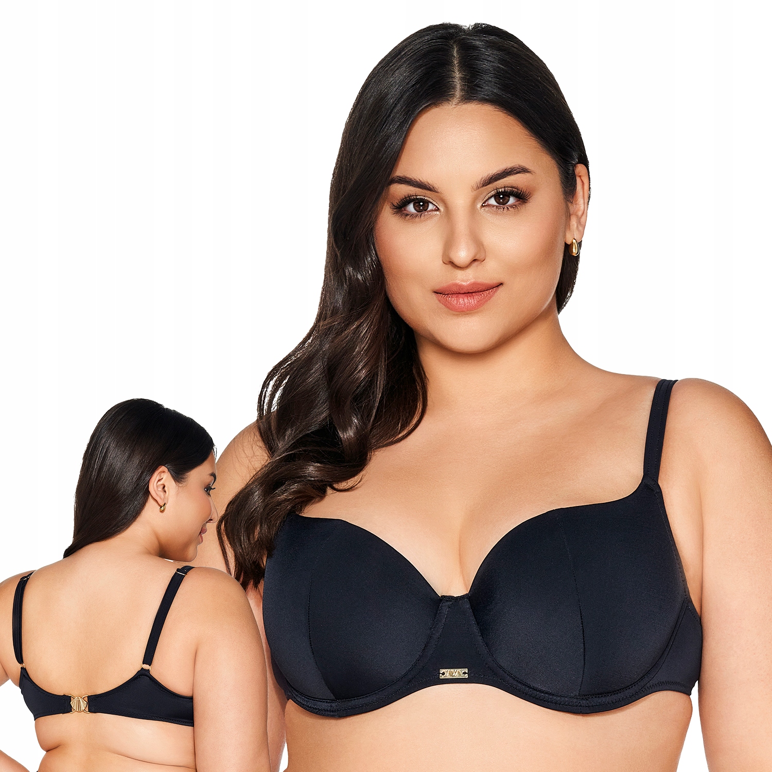 Ava SK-313 Maxi Plavky černá podprsenka 80I Polovyztužená