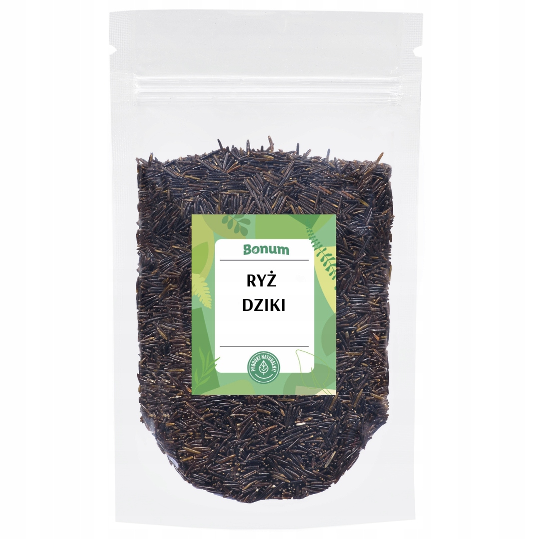 Ryż Dziki czarny Premium długoziarnisty Superfoods zdrowa żywność 1kg Bonum