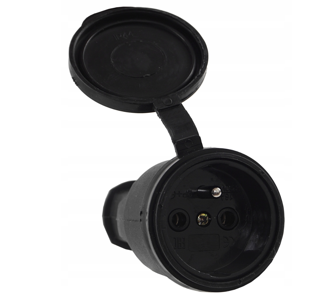 

Wtyczka gumowa Uni-Schuko Adelid 16A 250V IP44