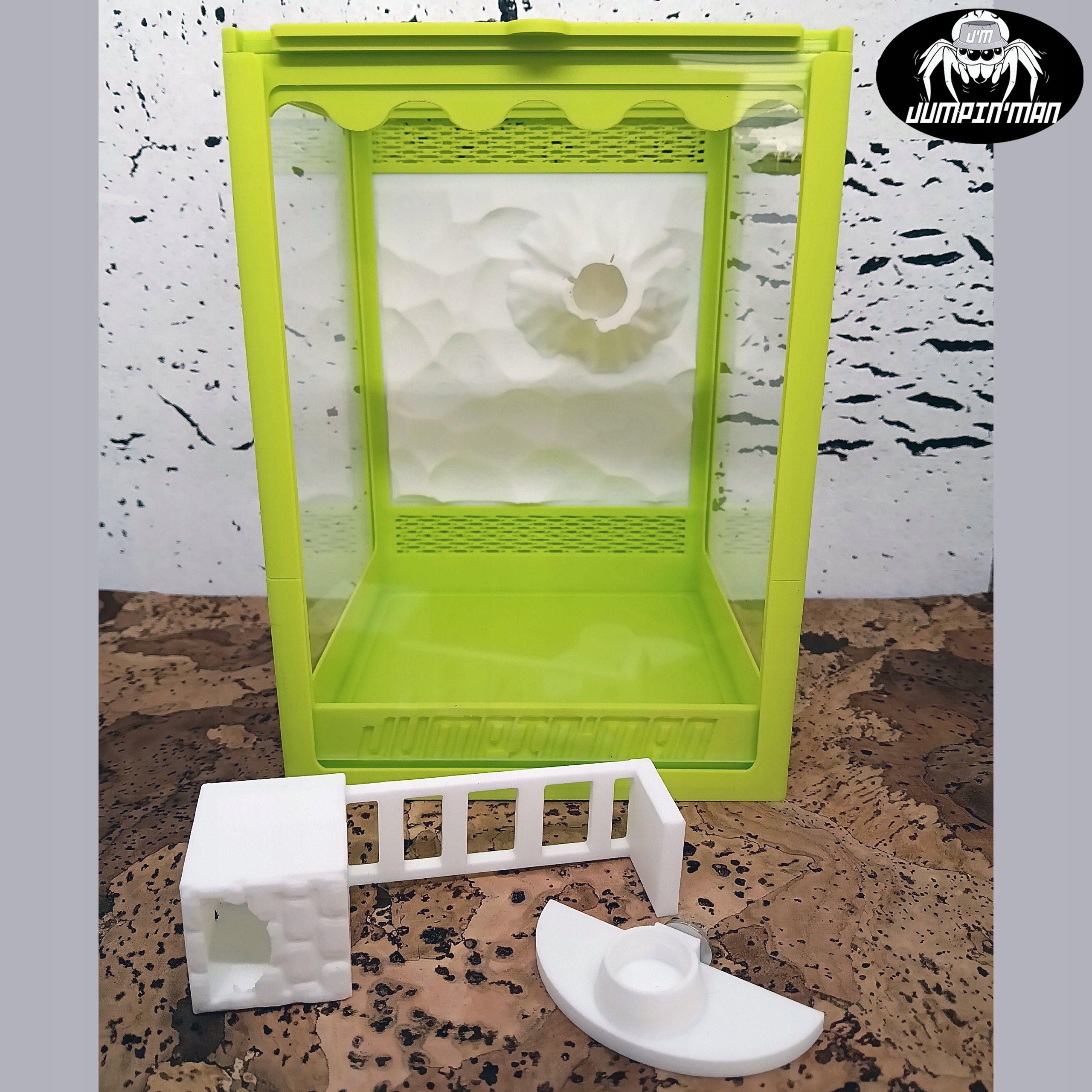 Levně Terárium 15 x 10.6 x 10.6 cm Gilotina Akcesoria pro skákací pavouky apod.