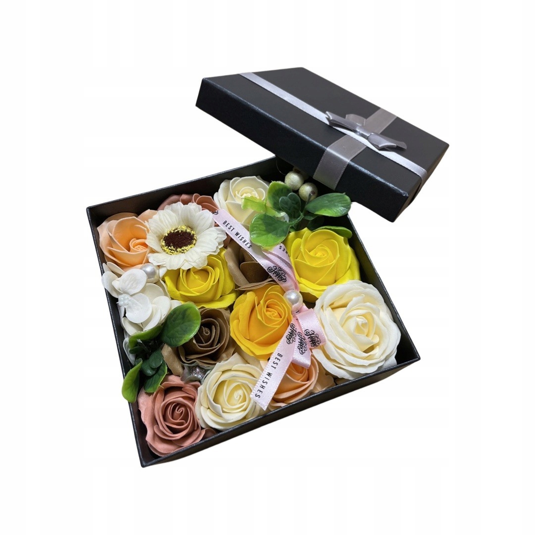 

Flowerbox pudełko z kwiatami mydlanymi