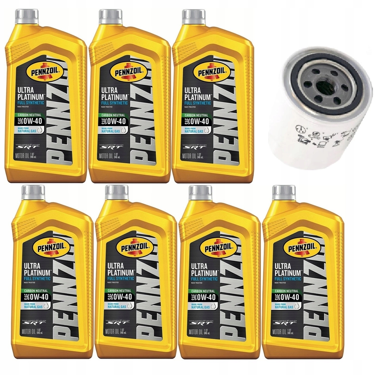 Pennzoil 0W40 Filtr Grand Cherokee 6.4 Srt 12-21