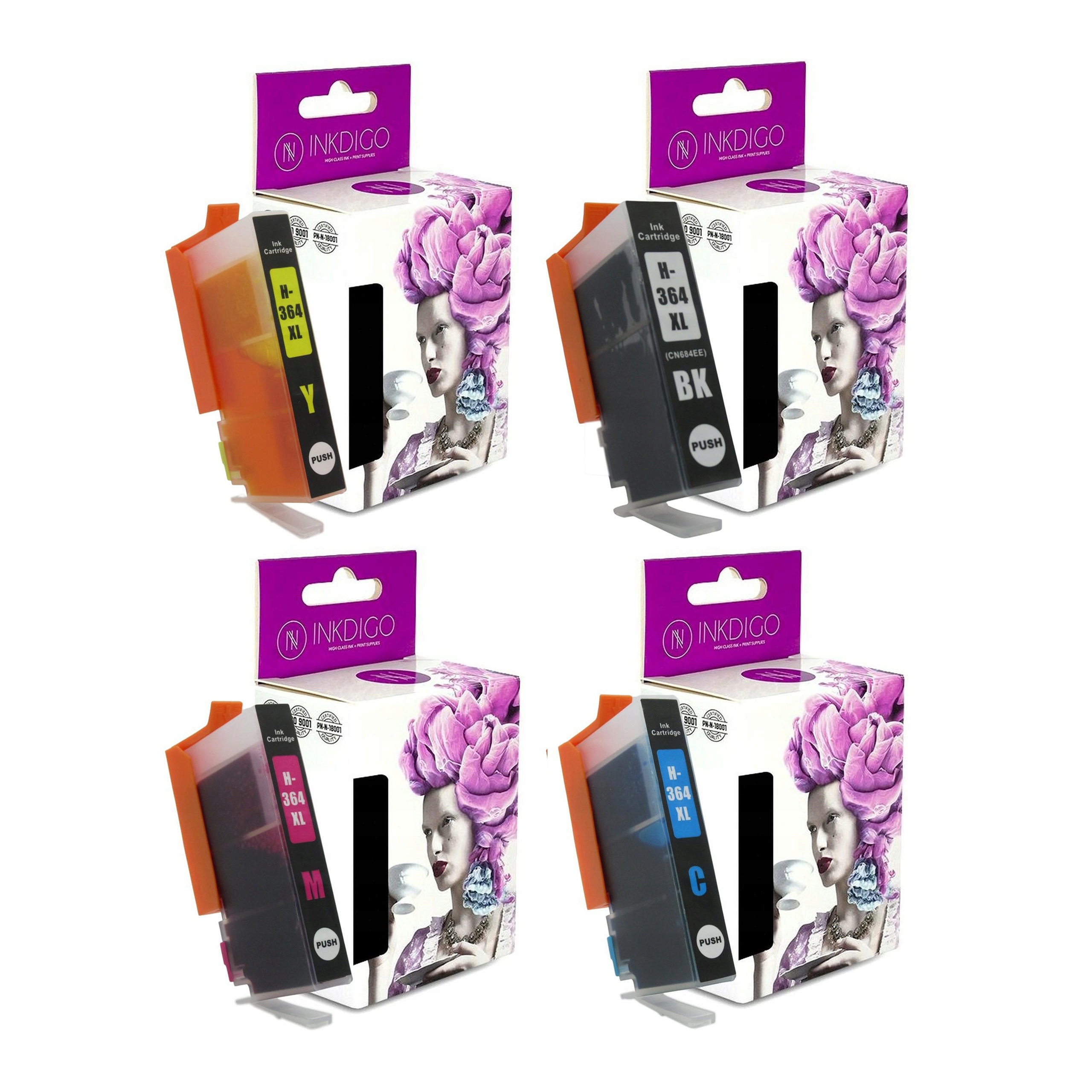 

4 x Tusz do Hp 364X 3520 3070A 5510 5520 Komplet