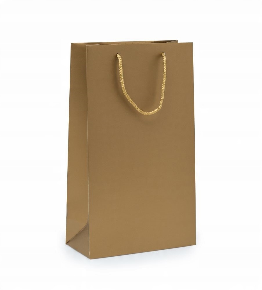

Torebka na wino 210x100x360 K-442 podwójna Złota
