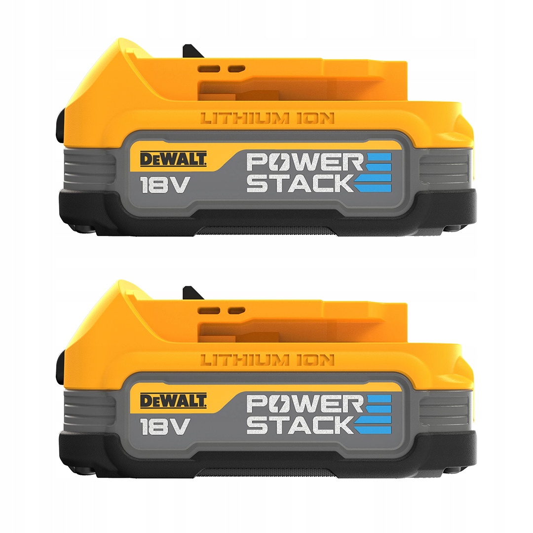 2 akumulatory 18V Powerstack 1,7Ah DeWALT DCBP034 Seria POWERSTACK