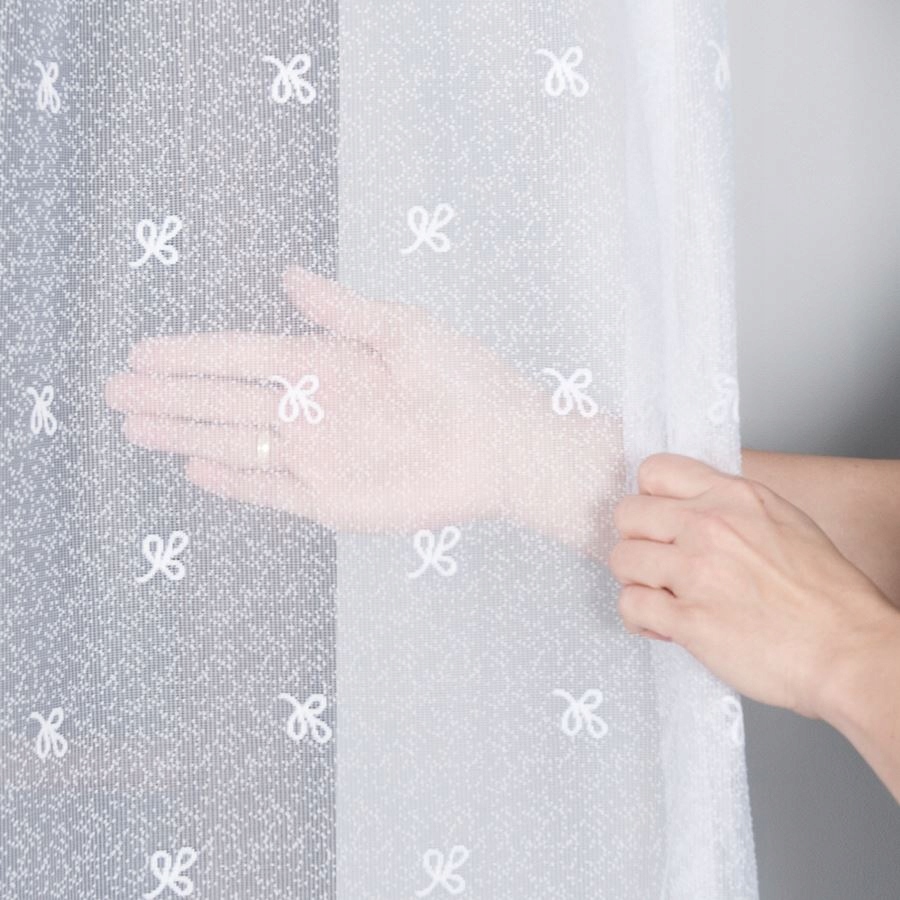 FIRANKA GOTOWA ŻAKARDOWA 230 x 400 CM. Z TAŚMĄ Marka inna