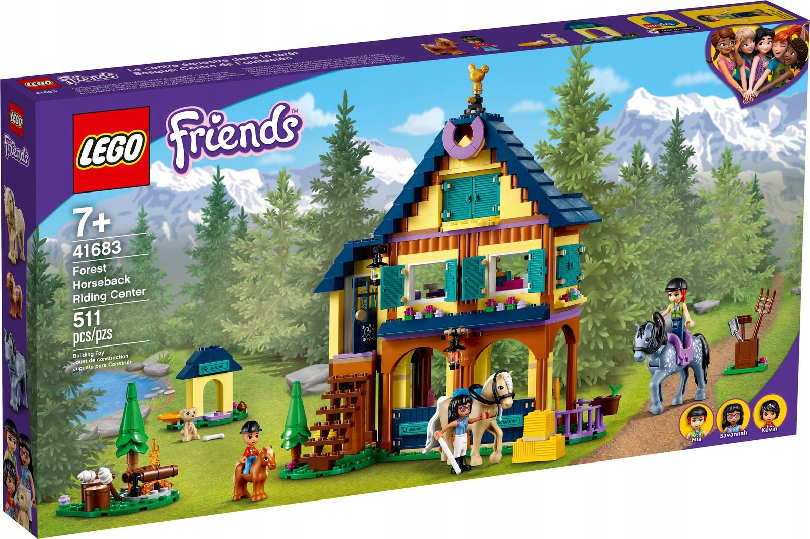 

Lego Friends 41683 Leśne Centrum Jeździeckie