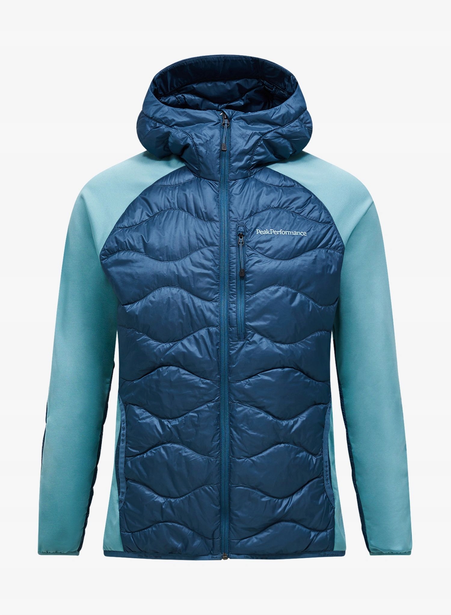 Hybridní bunda Peak Performance Helium Down Hybrid Hood Mountain Lake M