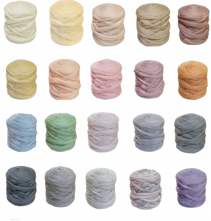 Česaná vlna, česaná merino sada Pastelová 20 barev x 100 g