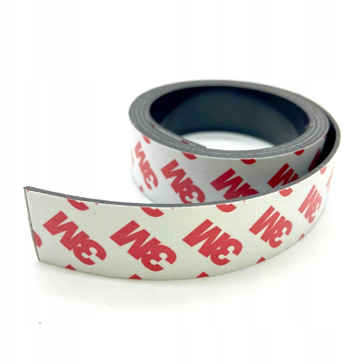 TAŚMA MAGNETYCZNA z klejem 3M SAMOPRZYLEPNA, WYMIARY: 100cm / 25mm / 1,5mm Marka Hunter