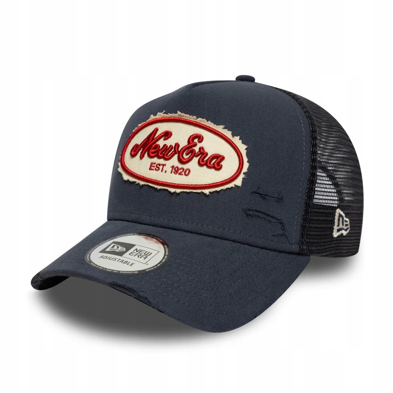 New Era – Čepice „Oval Canvas Distres A-Frame Trucker Cap“