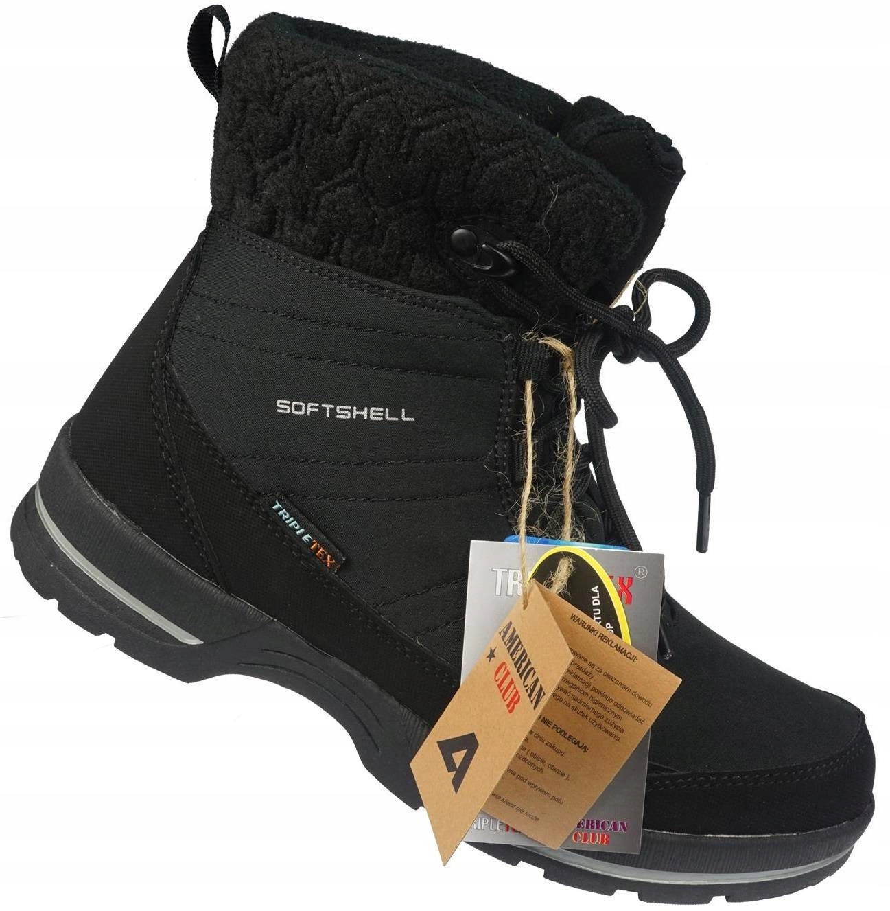 Buty zimowe damskie American Club SN-02BL 40 Rozmiar 40