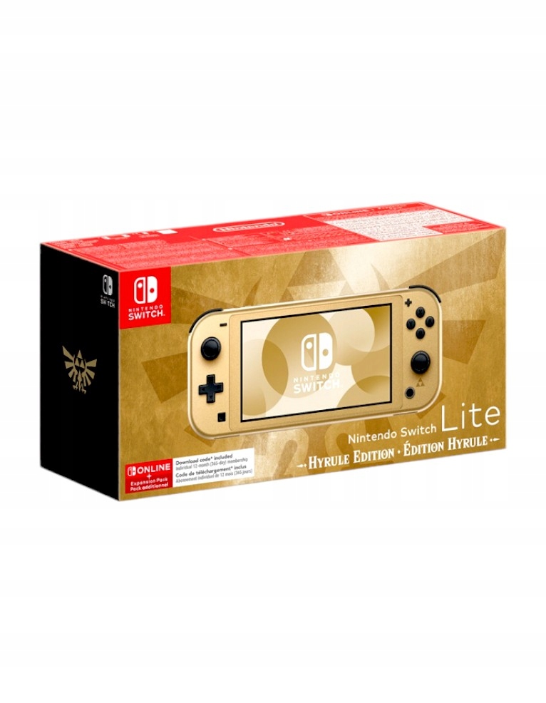 Konzola Nintendo Switch Lite Hyrule Edícia 12 M. Nso Rozšírujúci Balíček