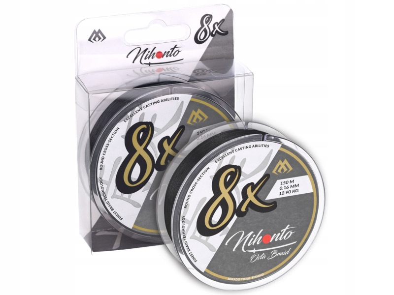 Plecionka Mikado Nihonto Octa Braid 0.20 mm 150 m Czarny