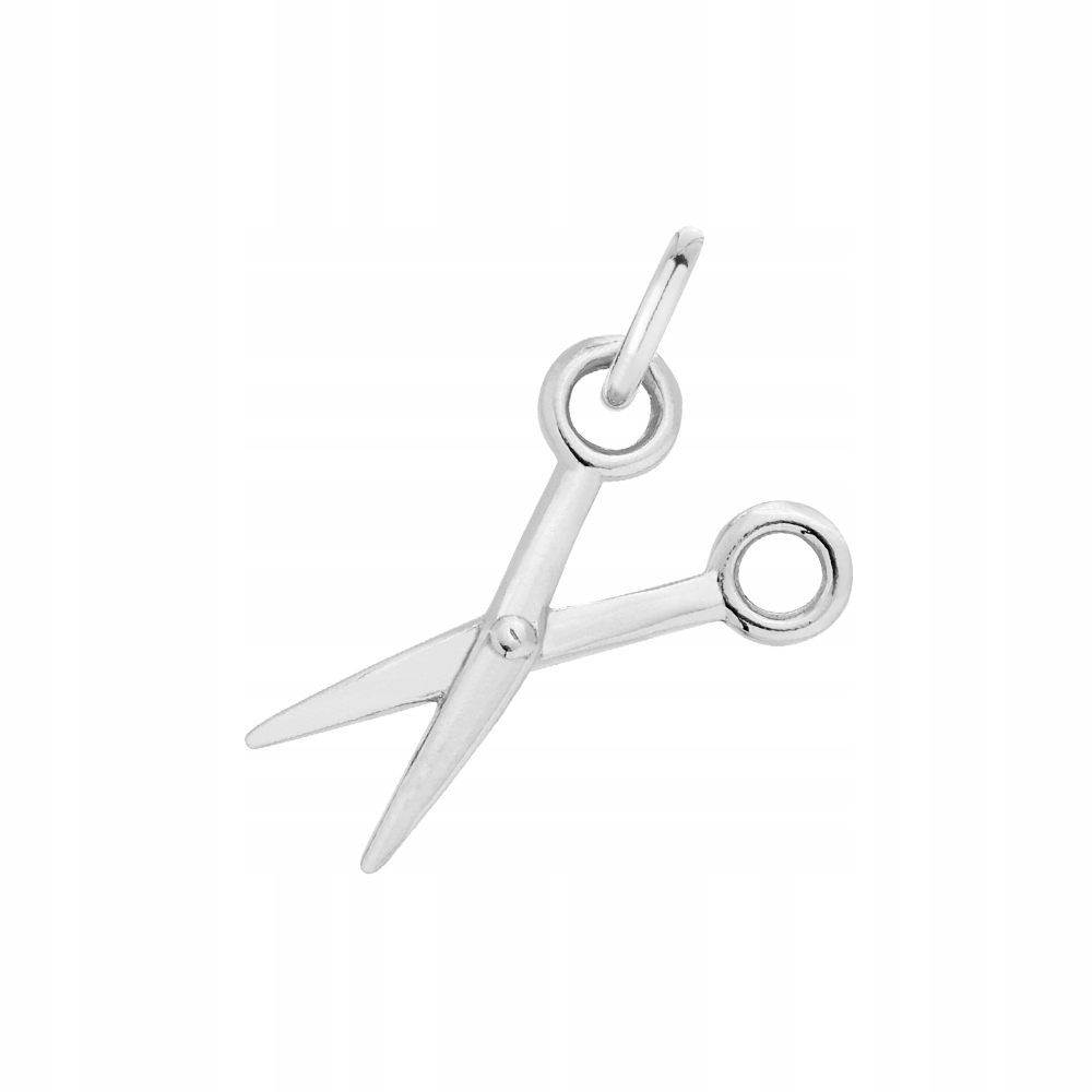 

Srebrny wisiorek zawieszka z nożyczkami nożyczki