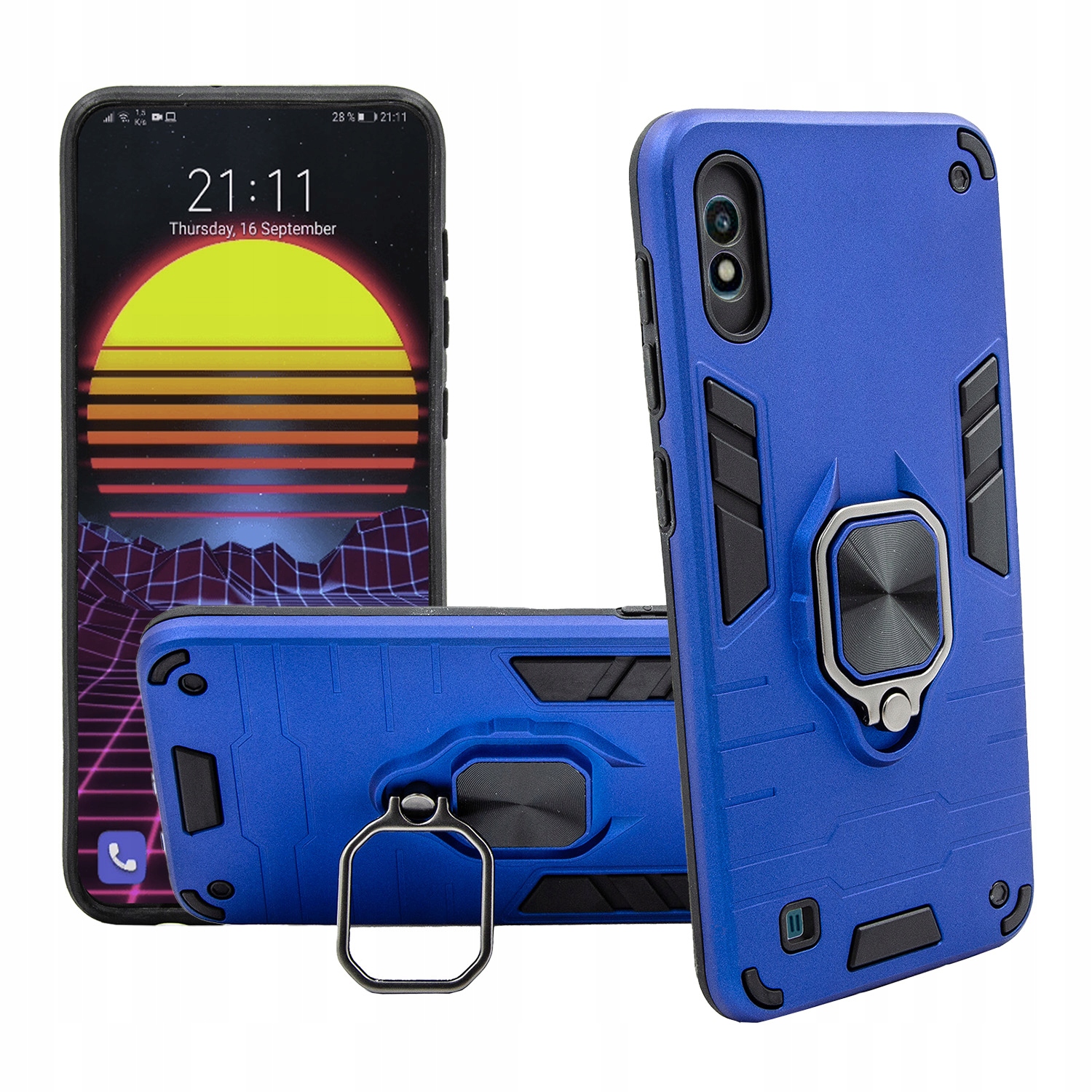 

Etui Pancerne do Samsung Galaxy A10 Obudowa Ring