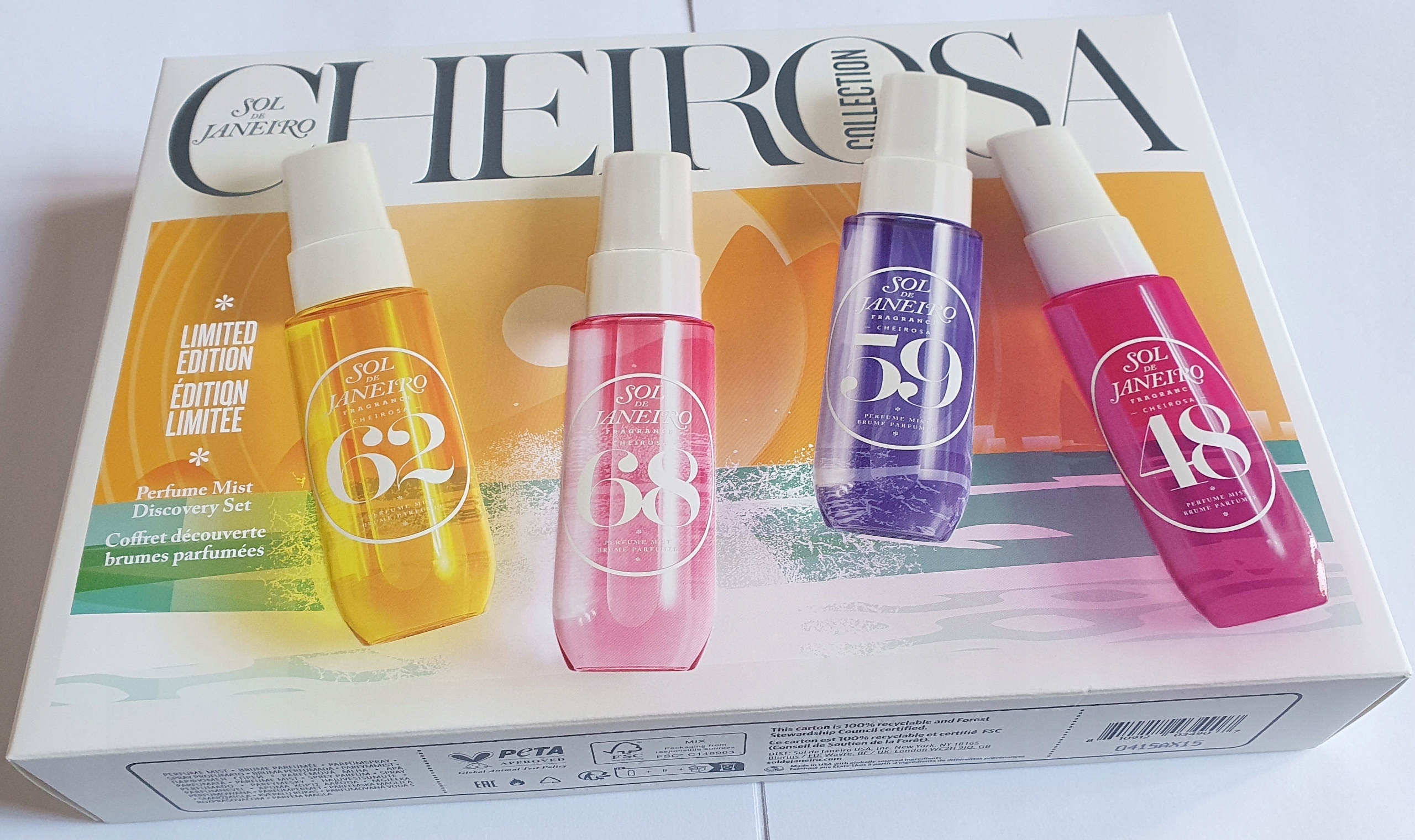 Sol de Janeiro Mist Cheirosa 62 68 59 48 Zestaw mgiełek zapachowych