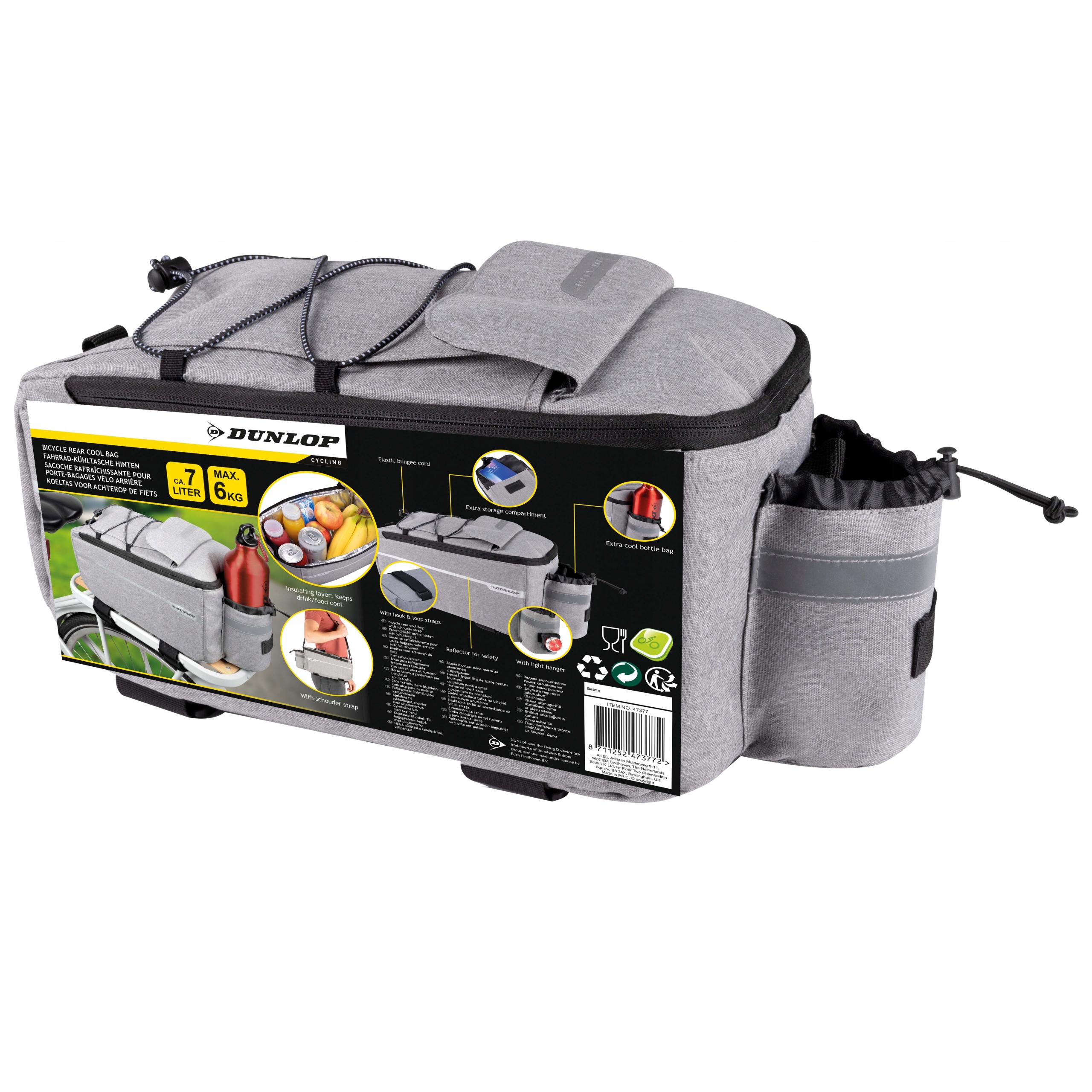 

Dunlop Sakwa Torba izolacyjna Na Bagażnik Cool Bag