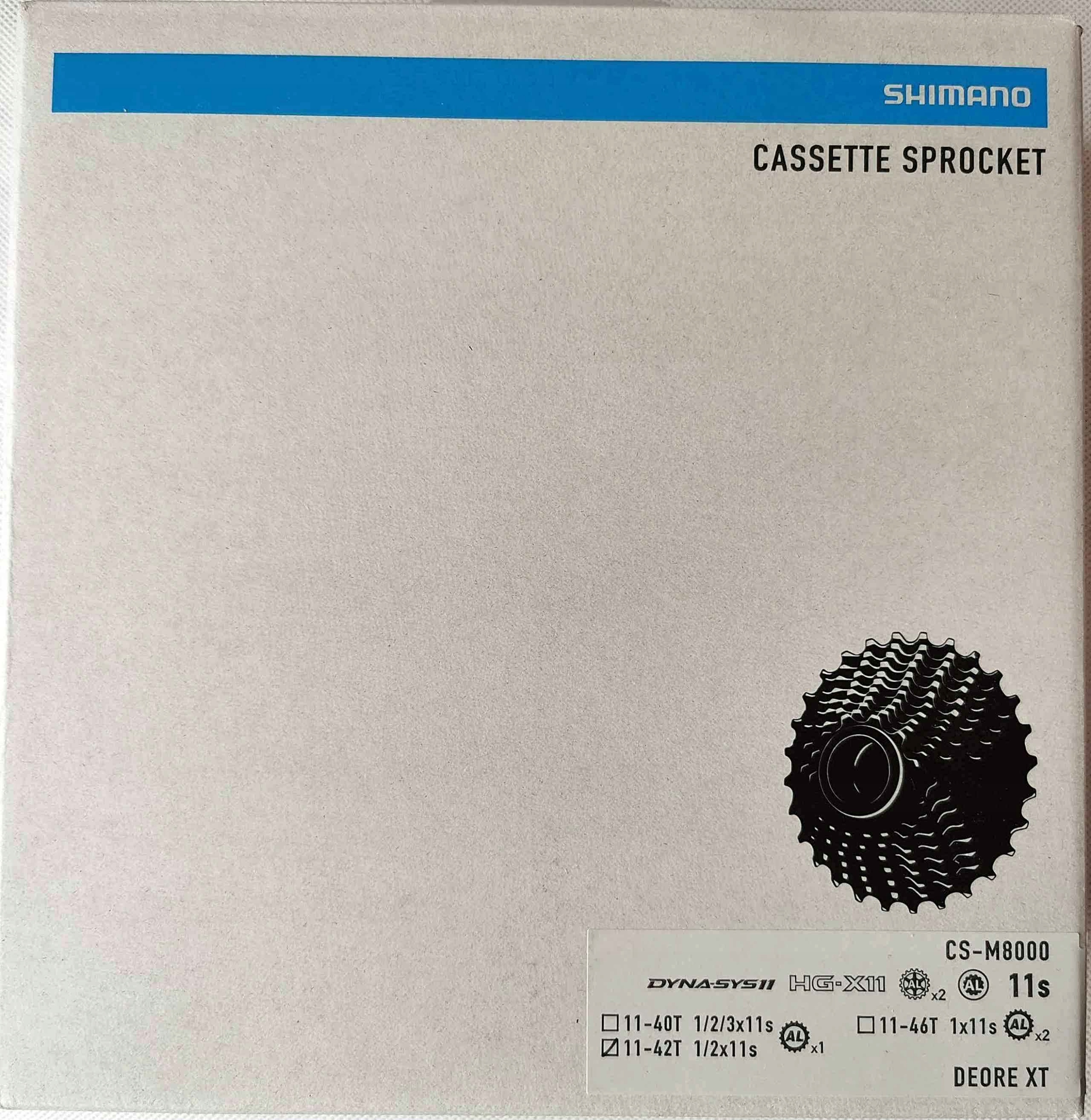 Shimano CS-M8000 11 řad Kazeta Xt 11-42