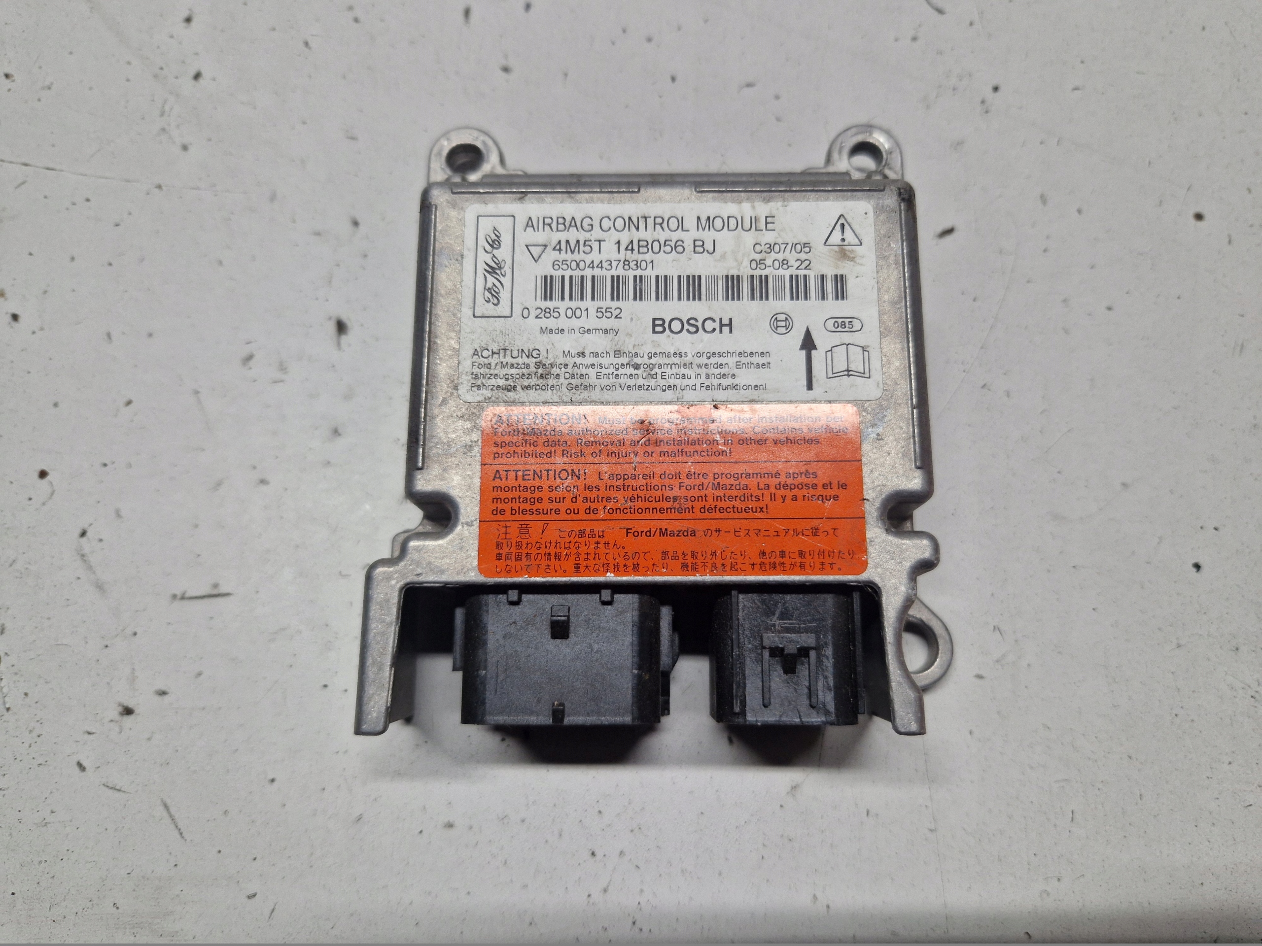 FORD FOCUS MK2 SENSOR Module Airbag 4M5T-14B056-BJ