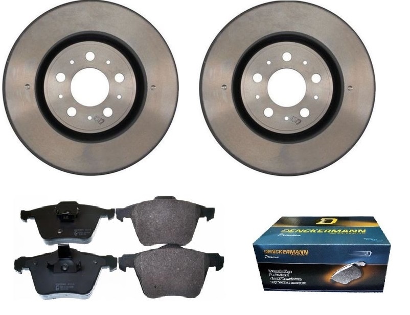 Kotouče Kostky Volvo S60 S80 V70 II Přední 320 mm