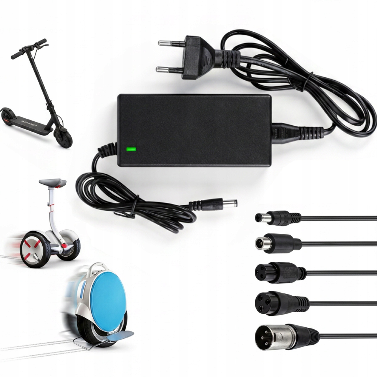 Ładowarka Do Rower Elektryczny 42V 2A (36V Akumulatora Litowego)